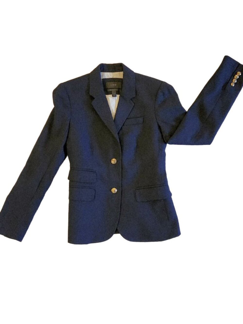 J Crew Navy Blue Extra Small Schoolboy Blazer